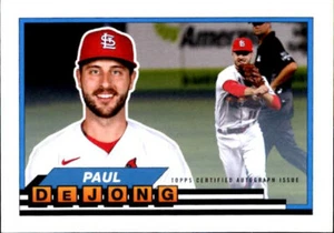 2021 TOPPS ARCHIVES  TBM-25 Paul DeJong 1989 TOPPS BIG MINIS case hit - Picture 1 of 2