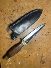 Vintage Pakistan Boot Dagger 9" overall. 4 7/8" stainless double edged Blade. 