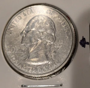 2008-? Alaska Grease Strike Error Quarter - Picture 1 of 4