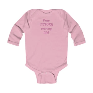 Infant Long Sleeve Bodysuit •Spiritual Clothes •Too Cute Gift •Printshop in USA - Picture 1 of 7