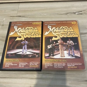 The Midnight Special 1975 & Live On Stage 2 DVD LOT Kiss Rod Stewart David Bowie - Picture 1 of 2