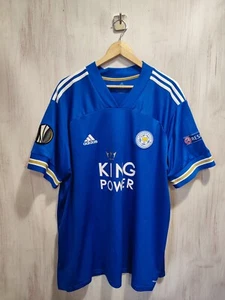 Leicester City 2020 2021 home Sz 3XL shirt jersey soccer football kit Adidas tee - Picture 1 of 11