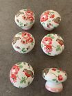 Set of 6 Beautiful Door Knobs decorated with Cath Kidston Papers