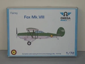 Omega 1/72 Scale Fairey Fox Mk.VIII - Picture 1 of 1