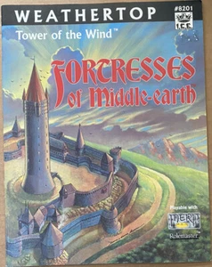 LOTR FORTRESSES OF MIDDLE EARTH WEATHERTOP MODULE MERP ICE FIRST EDITION 8201 EX - Picture 1 of 3