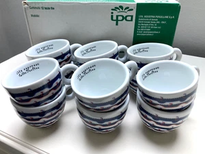 illy Caffè • 12 x Art Collection Gillo Dorfles Cups, IPA Italy • BNIB! - Picture 1 of 8