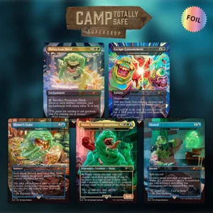 Magic the Gathering MTG Secret Lair x Ghostbusters: Slimer Foil - Bild 1 von 7
