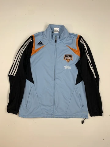 Vintage 2007 Adidas MLS Houston Dynamo Soccer Jacket Sz L Track 2000s Y2K Cover