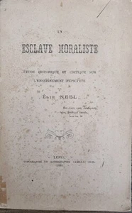 UN ESCLAVE MORALISTE. Etude historique et critique sur l'enseignement d'Épictète - Imagen 1 de 4