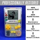 Objectif en verre GameBoy couleur Pokémon Pikachu édition console Nintendo Game Boy GBC