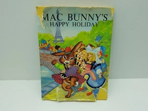 Vintage 1970 Mac Bunny's Happy Holiday Book Young World Productions - Picture 1 of 24