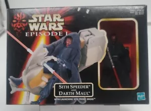 Star Wars Episodio I Darth Maul Con Speeder Sith ¡Nuevo! Hasbro 1998 nuevo en caja. - Imagen 1 de 2