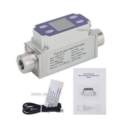 NEW 0-100L/min Methane Flow Meter MEMS Thermal Gas Flow Meter with RS485 Output - Image 1 of 4