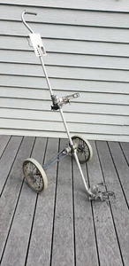 VINTAGE BROWNING ARMS CO. BAG BOY JARMAN AUTOMATIC CLASSIC PUSH PULL GOLF CART  - Picture 1 of 12