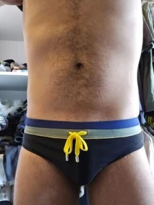 New Men's Sexy Poolside Low Rise Bikini Swim Brief w/Contoured Pouch -Gay - Picture 1 of 13