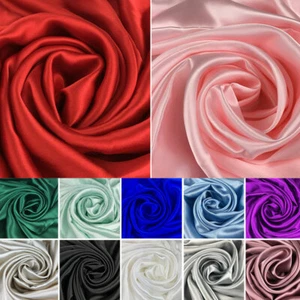1 Yard Mulberry Silk Fabric 16 Momme Dress Wedding Scarf Bedding Fashion Cloth - Picture 1 of 24