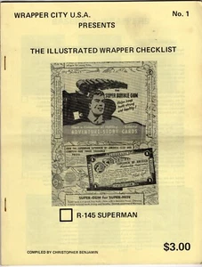 THE ILUSTRADO WRAPPER LISTA DE VERIFICACIÓN 1980 ESCASA C. Benjamin tarjeta deportiva y no deportiva - Imagen 1 de 2