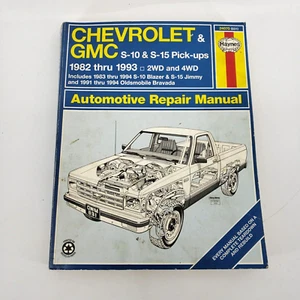 Manual de reparación de camionetas Haynes Chevrolet GMC S-10 y S-15 1982-1994 - Imagen 1 de 5