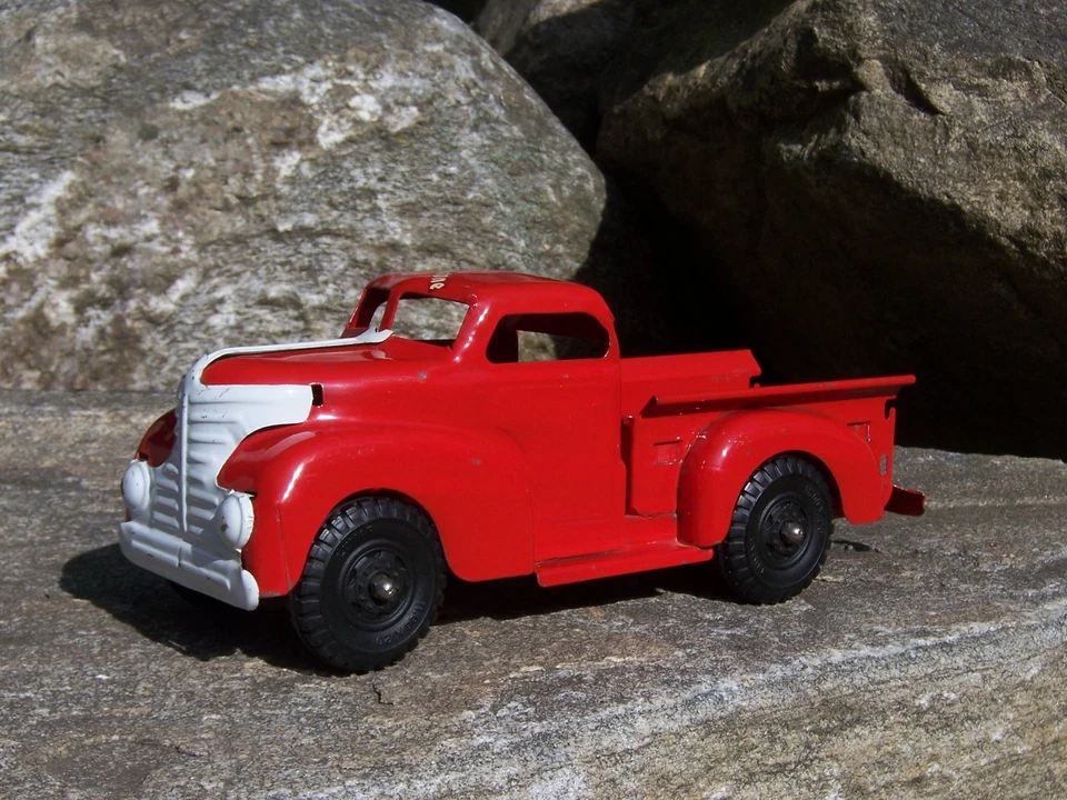 Vintage Marx Pressed Steel Firestone Pickup Truck Rare Good Original Condition - Image 1 of 4
