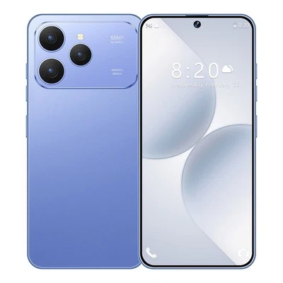 Teléfono Celular Desbloqueado 17 Pro Max 5G Doble SIM Smartphone Teléfono Barato Android 15 Foto 1 de 4