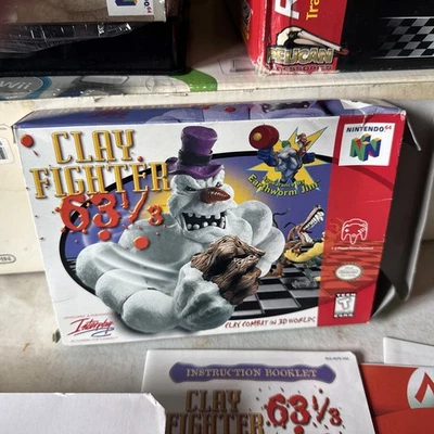 Clay Fighter 63 1/3 Nintendo 64 - Image 1 of 4