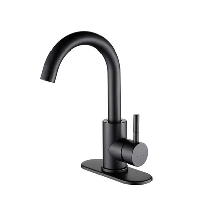 RODDEX Wet Bar Sink Faucet Stainless Steel One Hole 360 Swivel Bar Mixer with 3 Hole...