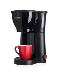 Mixpresso Mini Compact Drip coffee Maker With Brewing Basket, Black Small Coffee - Picture 1 of 7