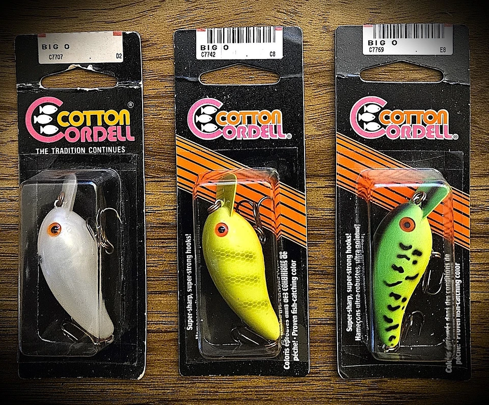 Cotton Cordell Legendary Big O Square Bill Crankbait paquete de 3--Nuevo envío rápido Foto 1 de 1