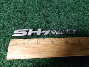 ACURA RDX MDX TL RL TSX SH-AWD REAR EMBLEM LOGO BADGE SYMBOL OEM 3M1 - Picture 1 of 5
