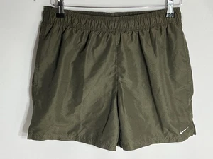 Nike Swim Shorts Volley 5" Lined | Men's | Green/Black | Medium | - Picture 1 of 9