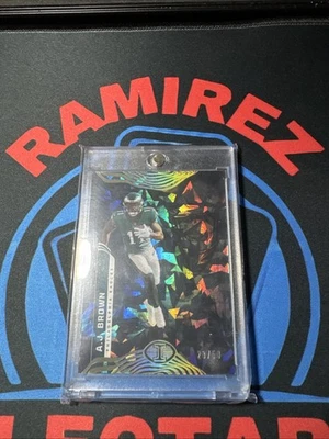 2022 Panini Illusions AJ Brown #81 Trophy Collection Black Ice /50 Eagles - Image 1 of 2