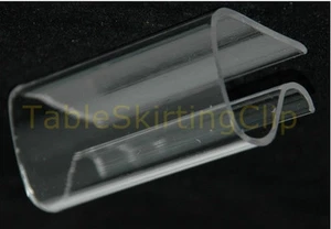 50 UG TABLECLOTH CLIPS | TABLE CLOTH CLIP FOR TABLE EDGES 3/4" TO 1" THICK - Picture 1 of 1