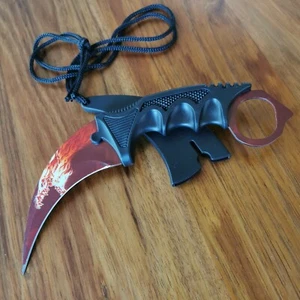 CSGO Karambit Counter Strike Knife out door knife camping knife idea for gift #1 - Picture 1 of 3