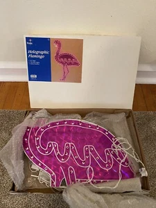 Roman Lights Yard Decor Indoor Outdoor Holographic light 36"h Flamingo New w/box - Picture 1 of 7