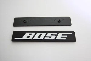 For Replacement BOSE Plastic Logo Badge 134mm (5.25") x 25mm (1")- White Text - Picture 1 of 2