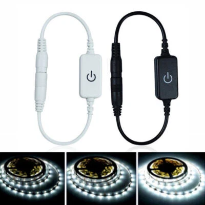 DC 12-24V switch adapter touch inline dimmer Brightness control for led strip - Image 1 of 4