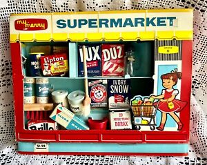 1959 My Merry Supermarket, 20 pcs., Morton Salt, ,Windex ++