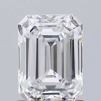 1ct Emerald Cut Lab Grown Diamond for Engagement Ring - Image 1 of 2