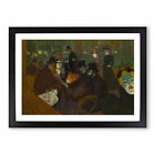 At The Moulin Rouge By Henri De Toulouse-Lautrec Wall Art Print Framed Picture