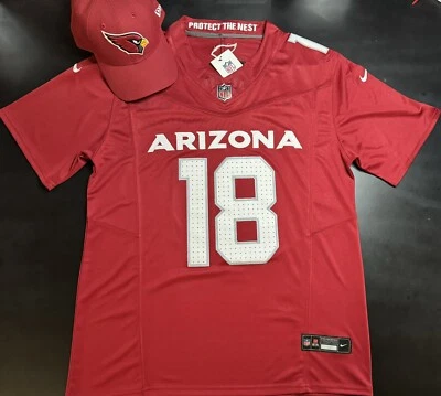 Camiseta 2XL Marvin Harrison Jr #18 Vapor FUSE Roja Arizona Cardinals Nueva con Etiquetas Foto 1 de 4