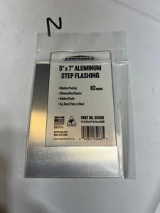 (10-Pk) Amerimax Step Flashing Aluminum 5" x 7" 85068 - Picture 1 of 2