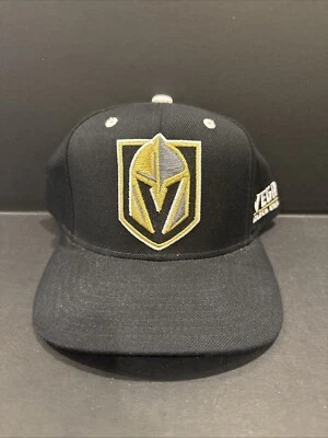 Las Vegas Golden Knights SnapBack Adidas Hat NHL 20% Wool Plain Logo - Image 1 of 4