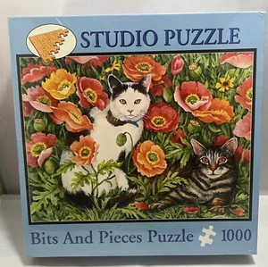 1000 Piece Puzzle "Poppy Cats" Lorraine Ryan - 704812441074 - 44107 ** Brand New - Picture 1 of 7