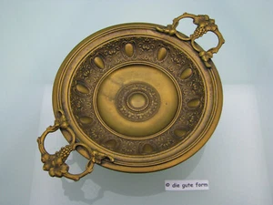 WMF um 1890 - -- prächtiger Historismus - OBSTSCHALE Fußschale - Messing -- - - Picture 1 of 9