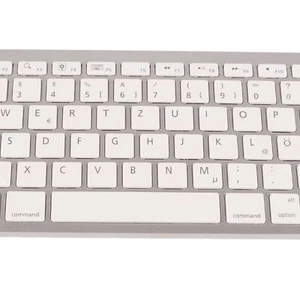 Wireless Keyboard Universal Slim Silent Wireless BT German Keyboard For IOS SLS - Picture 1 of 21