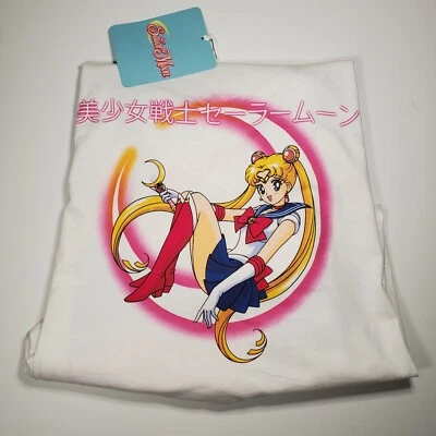 Camisa Primark Sailor Moon Dormir L Grande Noche Blanca Mujeres Anime Bonita Guardián Foto 1 de 4