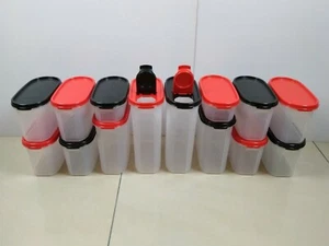 NEW Tupperware Modular Mates Limited Oval Special Mixed Colour Pantry Set of 14 - Picture 1 of 3