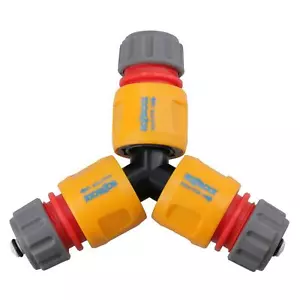 Conector de tubería de manguera de jardín de 3 vías + accesorios de liberación rápida Hozelock pieza en Y - Imagen 1 de 29