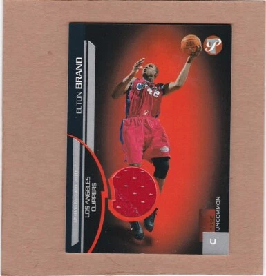 Elton Brand 2005-06 Topps Pristine #141 Uncommon Game Used Jersey 382/500 NM-MT - Image 1 of 2