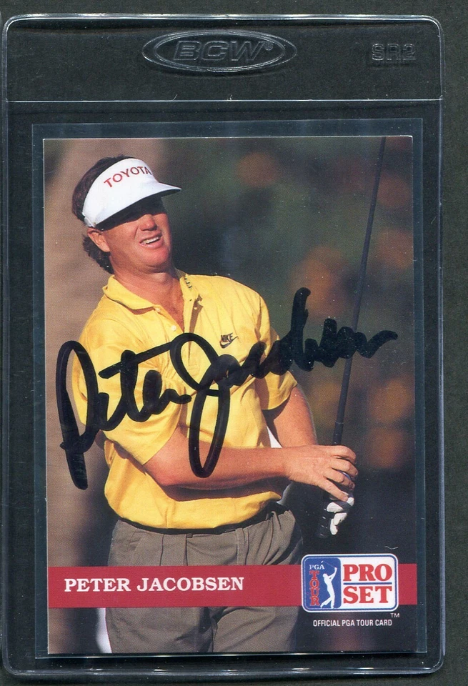 1992 Pro Set Golf Peter Jacobsen #74 Signed Autograph Auto - Image 1 of 1